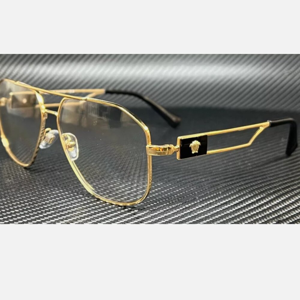 Versace Men's Gold 59mm Eyeglasses